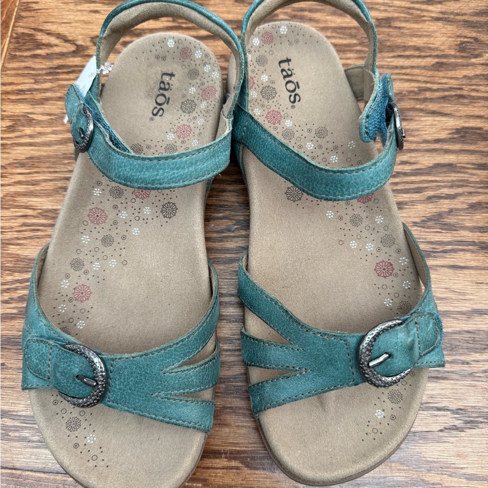 Taos Footwear Teal Sandals